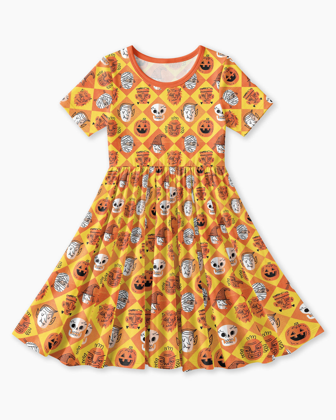 Monster Mix Bamboo Twirl Dress