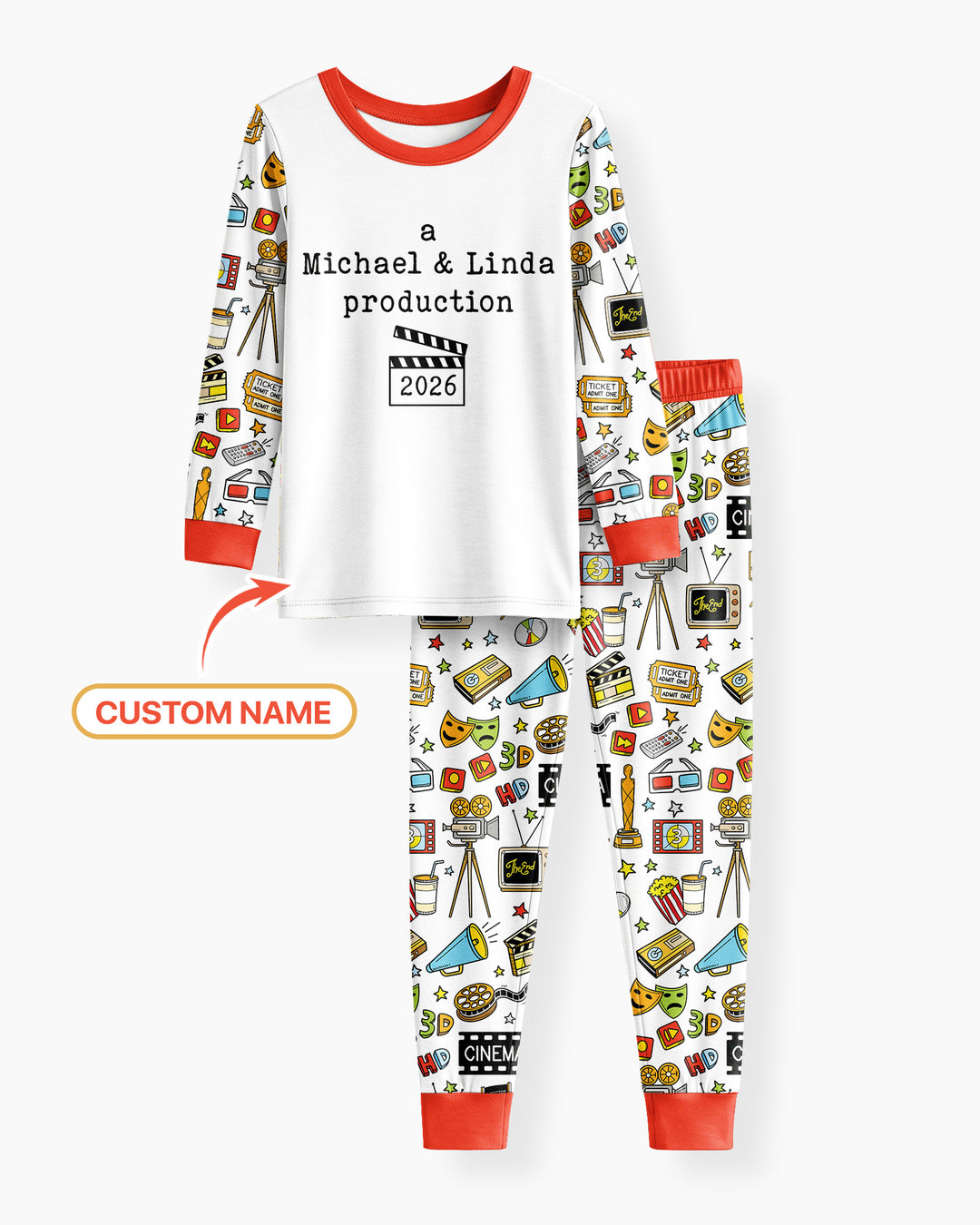 A Mom & Dad Production Bamboo Two Piece Long Sleeve Pajama Set