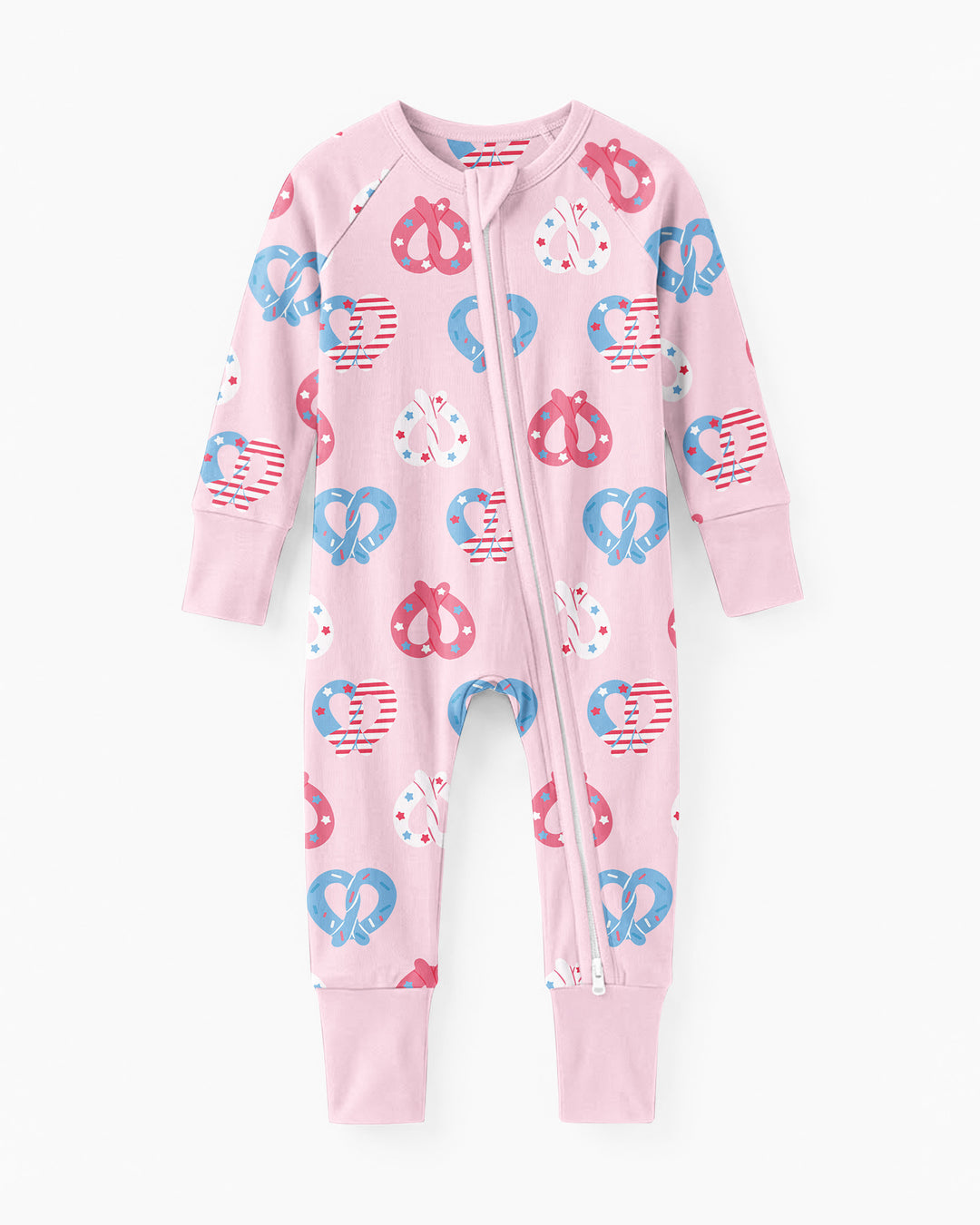 4th of July Pretzel  Bamboo Convertible Zippy