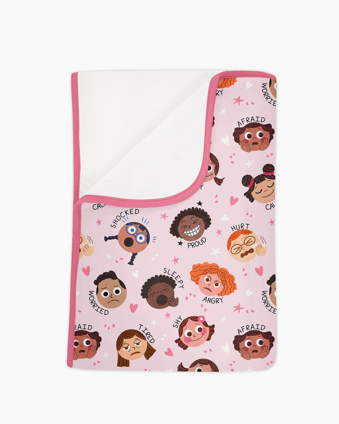 Feelings Vocabulary Bamboo Blanket