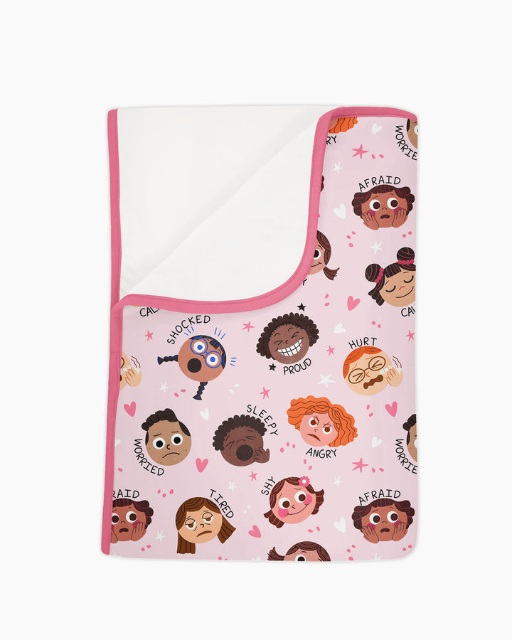 Feelings Vocabulary Bamboo Blanket