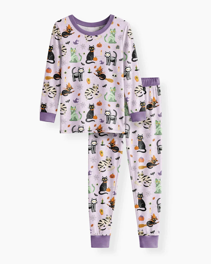 Template Bamboo Two Piece Long Sleeve Pyjamas Set