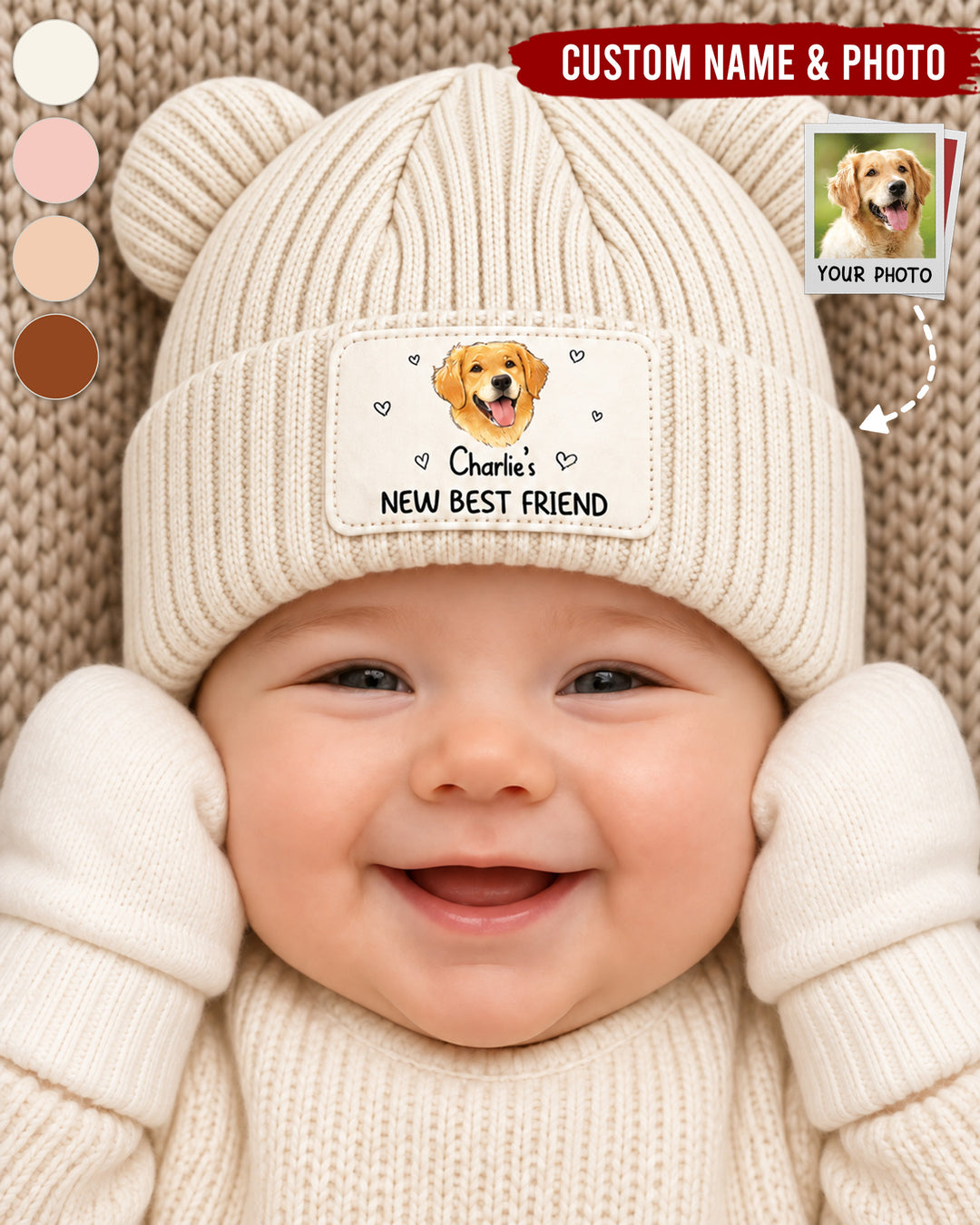 Baby and Buddy Baby Beanie And Mittens Set