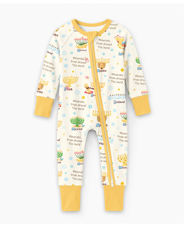 Menorahs From Around The World Bamboo Convertible Zippy