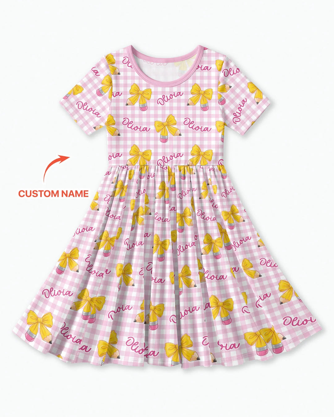 Coquette Back To School Bamboo Twirl Dress
