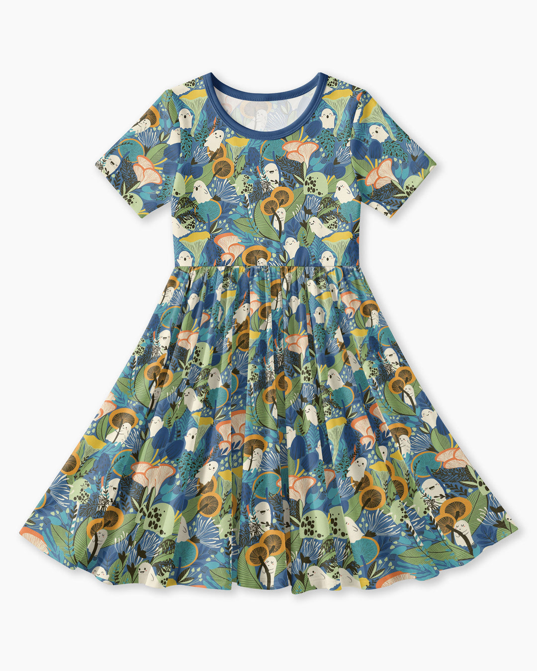 Ghost Forest Bamboo Twirl Dress