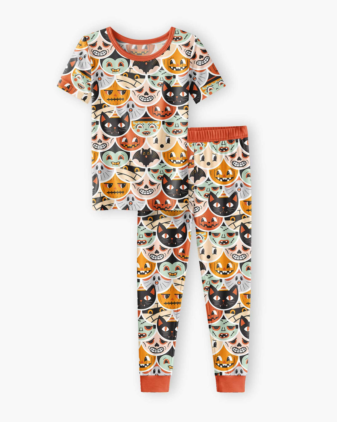 Monster Mash-Up Bamboo Two Piece Short Sleeve Pajama Set