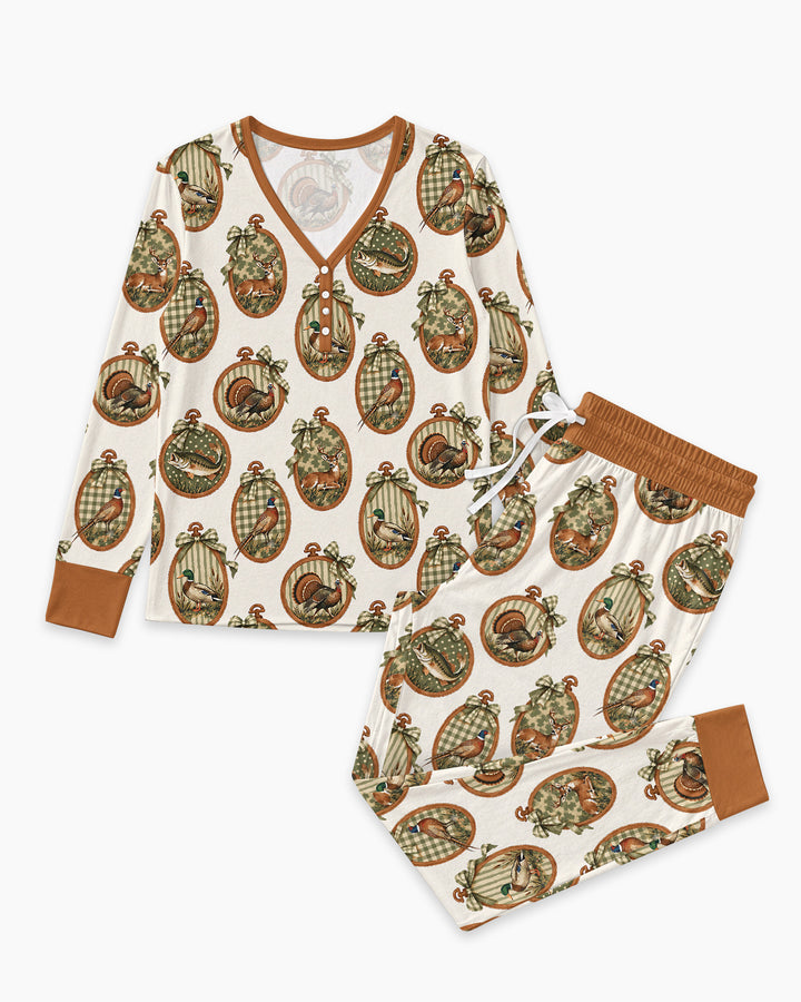 Hunting Season Bamboo Women Pajama Set