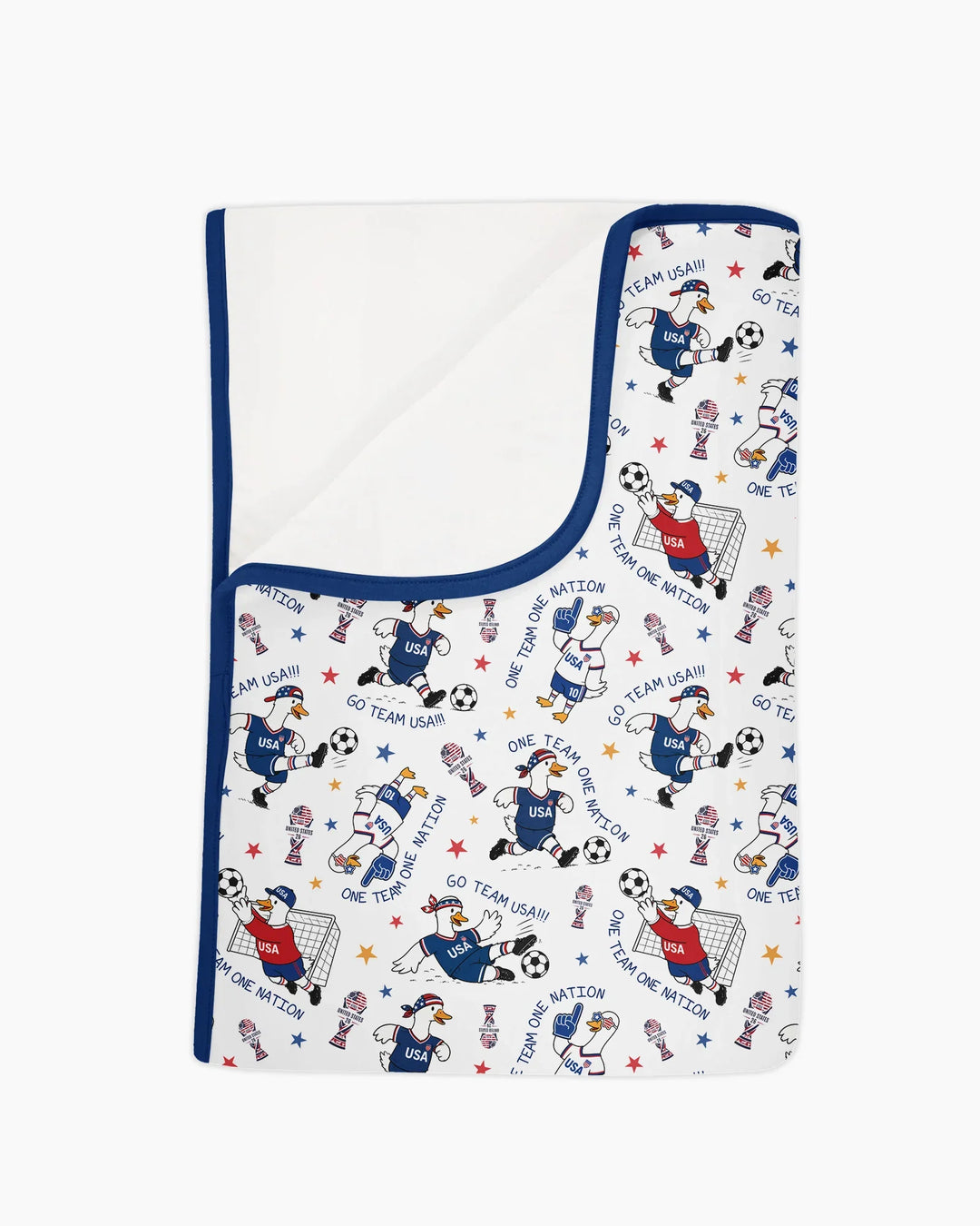 USA Soccer Goose Family Matching Bamboo Blanket