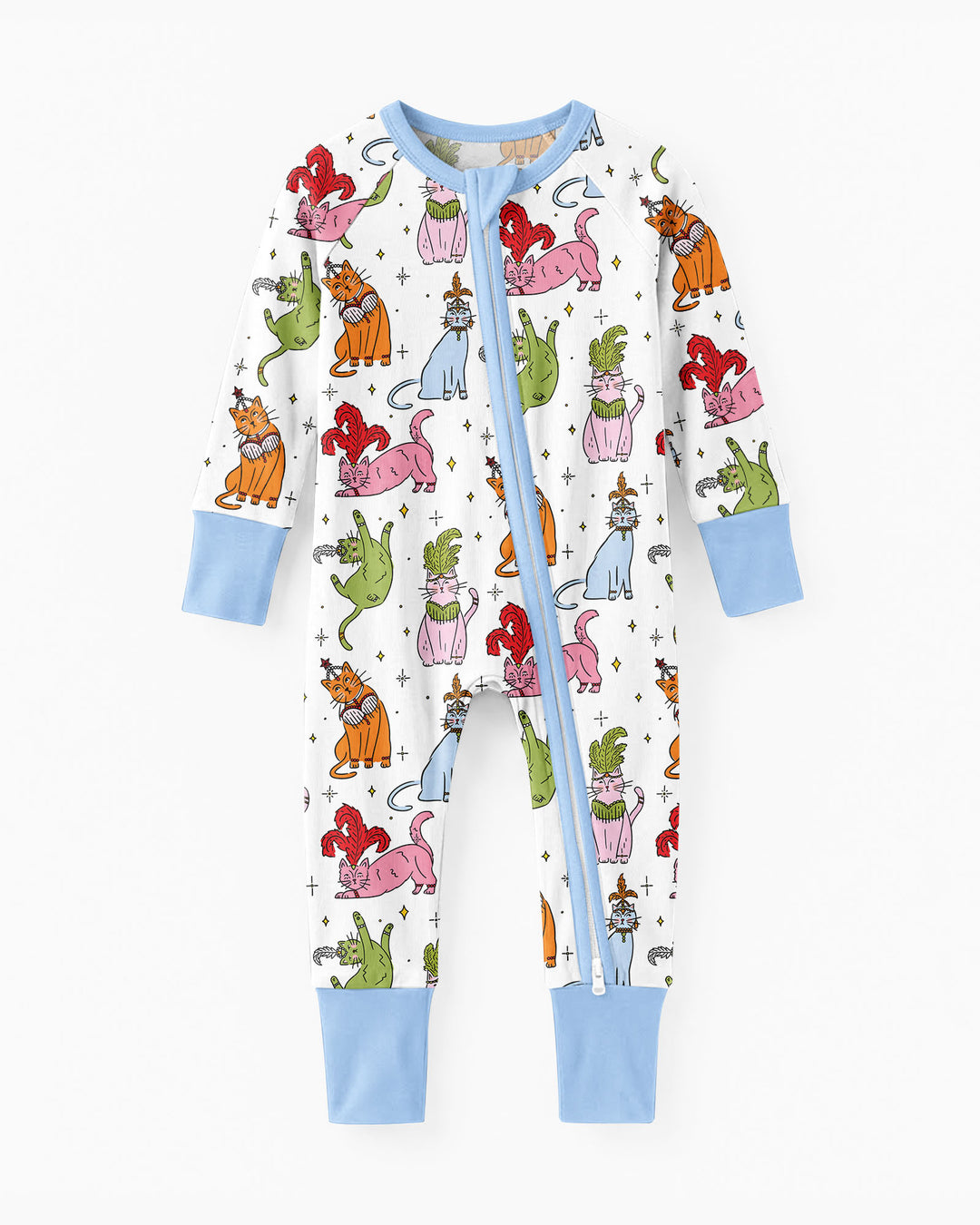Whimsical Cats Bamboo Convertible Zippy