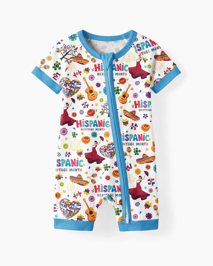 Fiesta Hispanic Heritage Month Bamboo Shorty Zippy