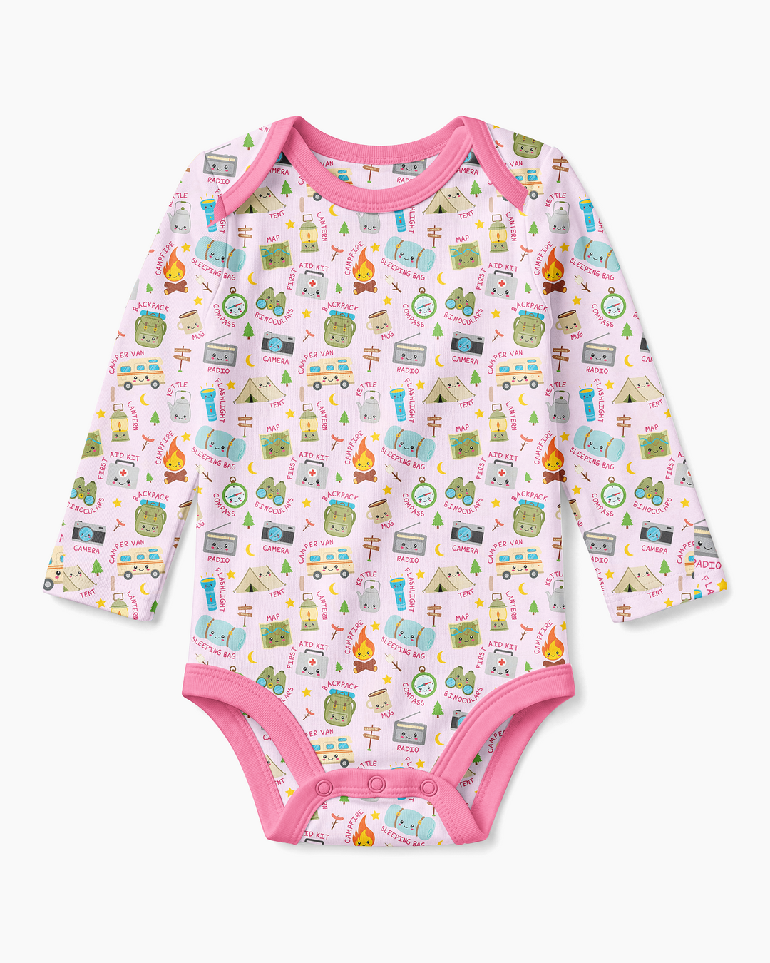 Little Camp Adventure Family Matching Bamboo Bodysuit