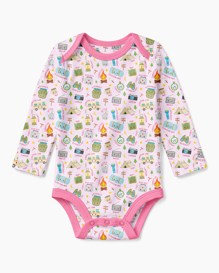 Little Camp Adventure Family Matching Bamboo Bodysuit