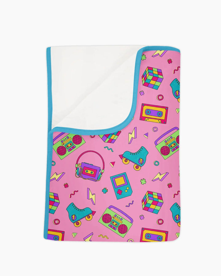 80s Retro Neon Bamboo Blanket