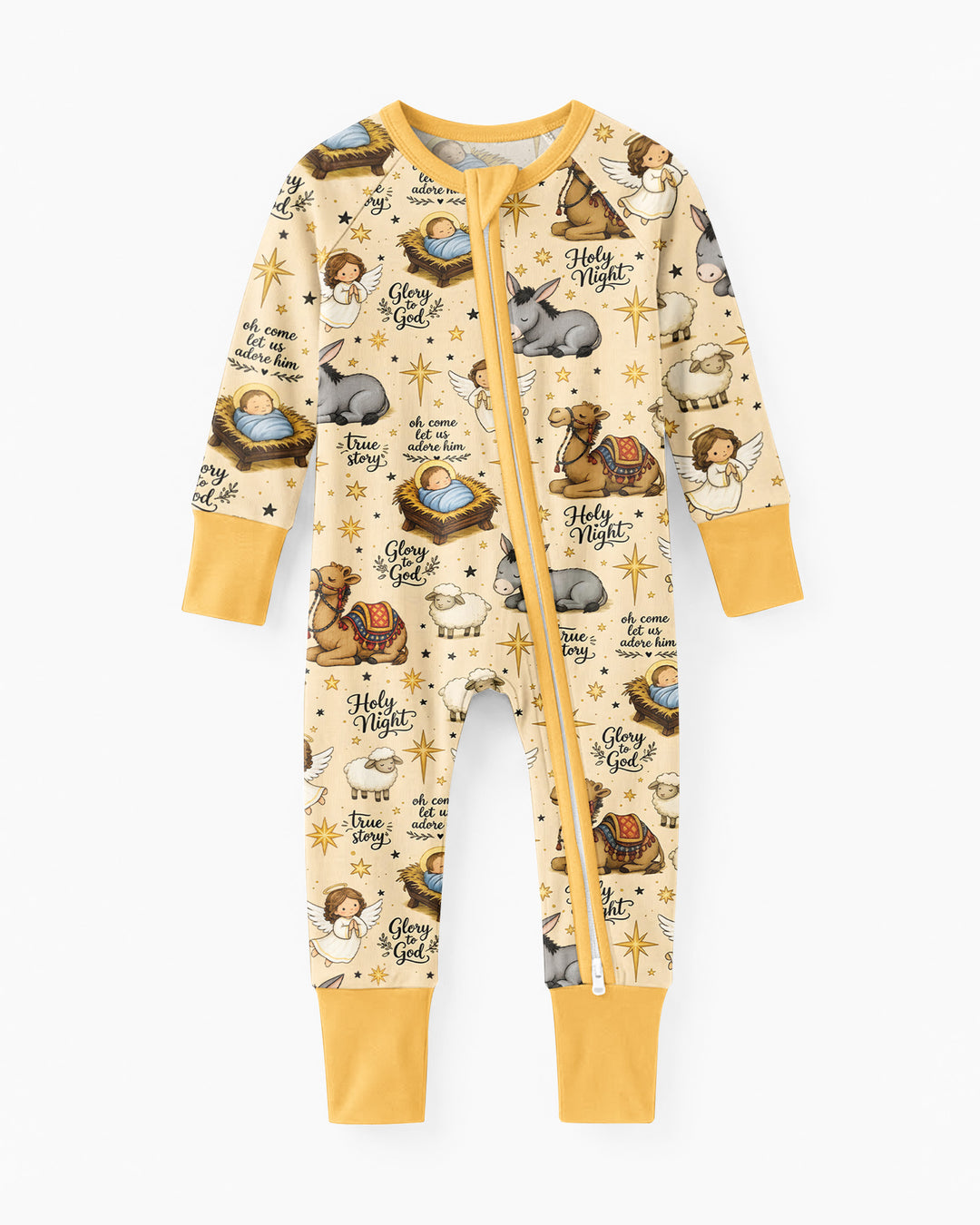 Nativity Christmas Holy Night Bamboo Convertible Zippy