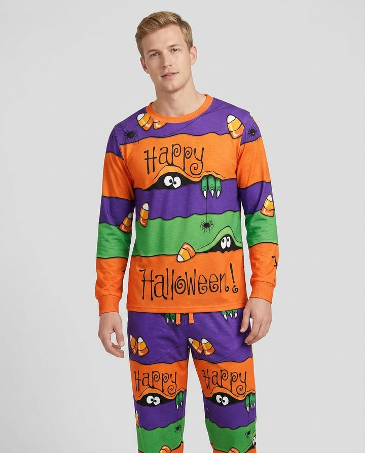 Happy Halloween Bamboo Men's Pajama Set