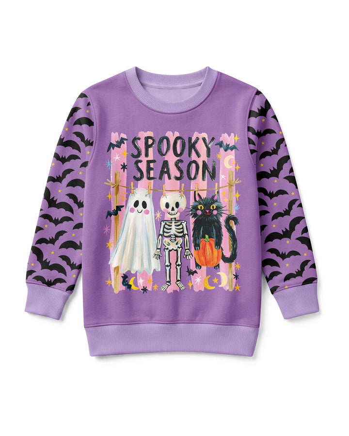 Bats & Boos Family Matching Bamboo Crewneck Sweatshirt