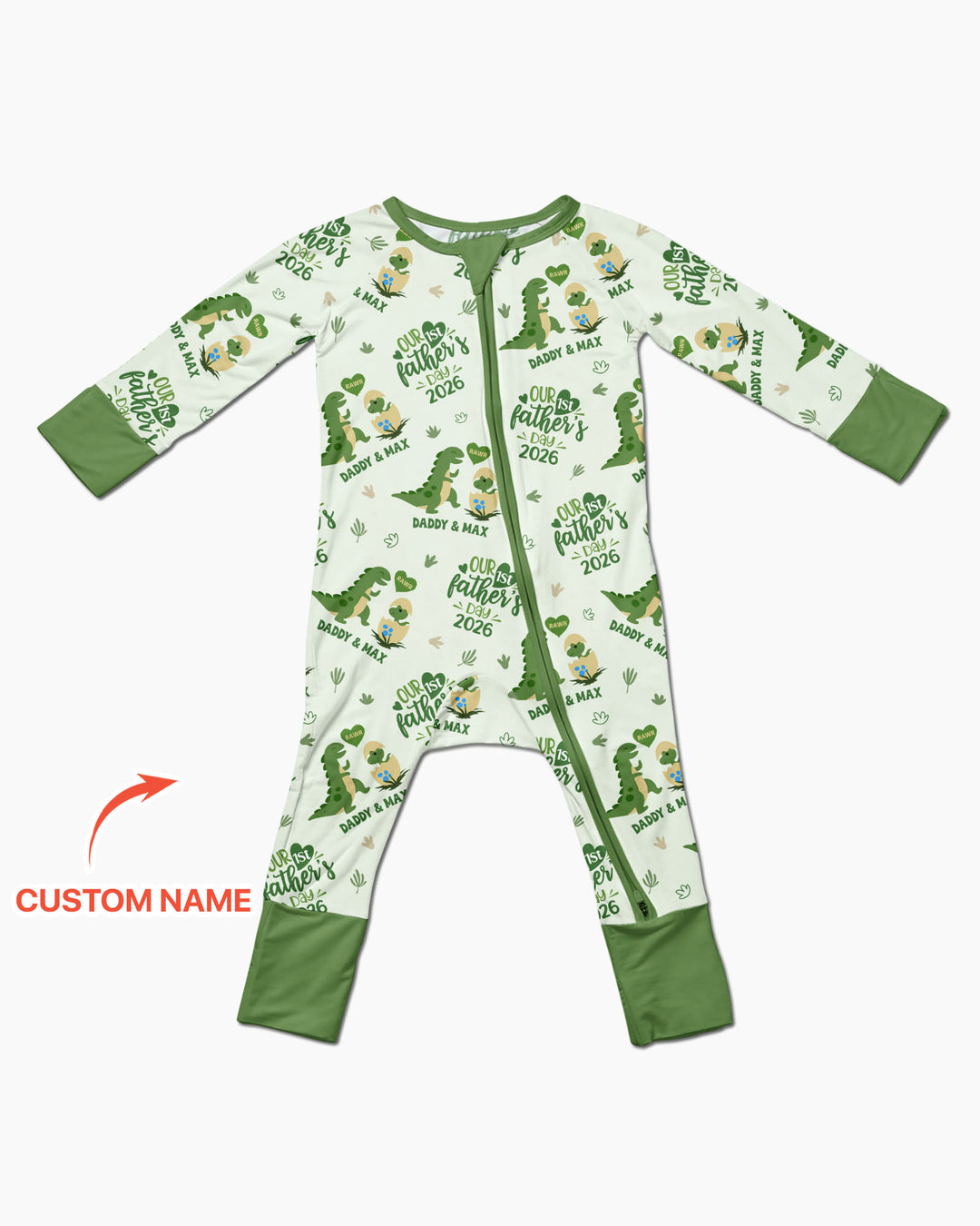Custom Name Fathers Day 2026 Bamboo Convertible Zippy