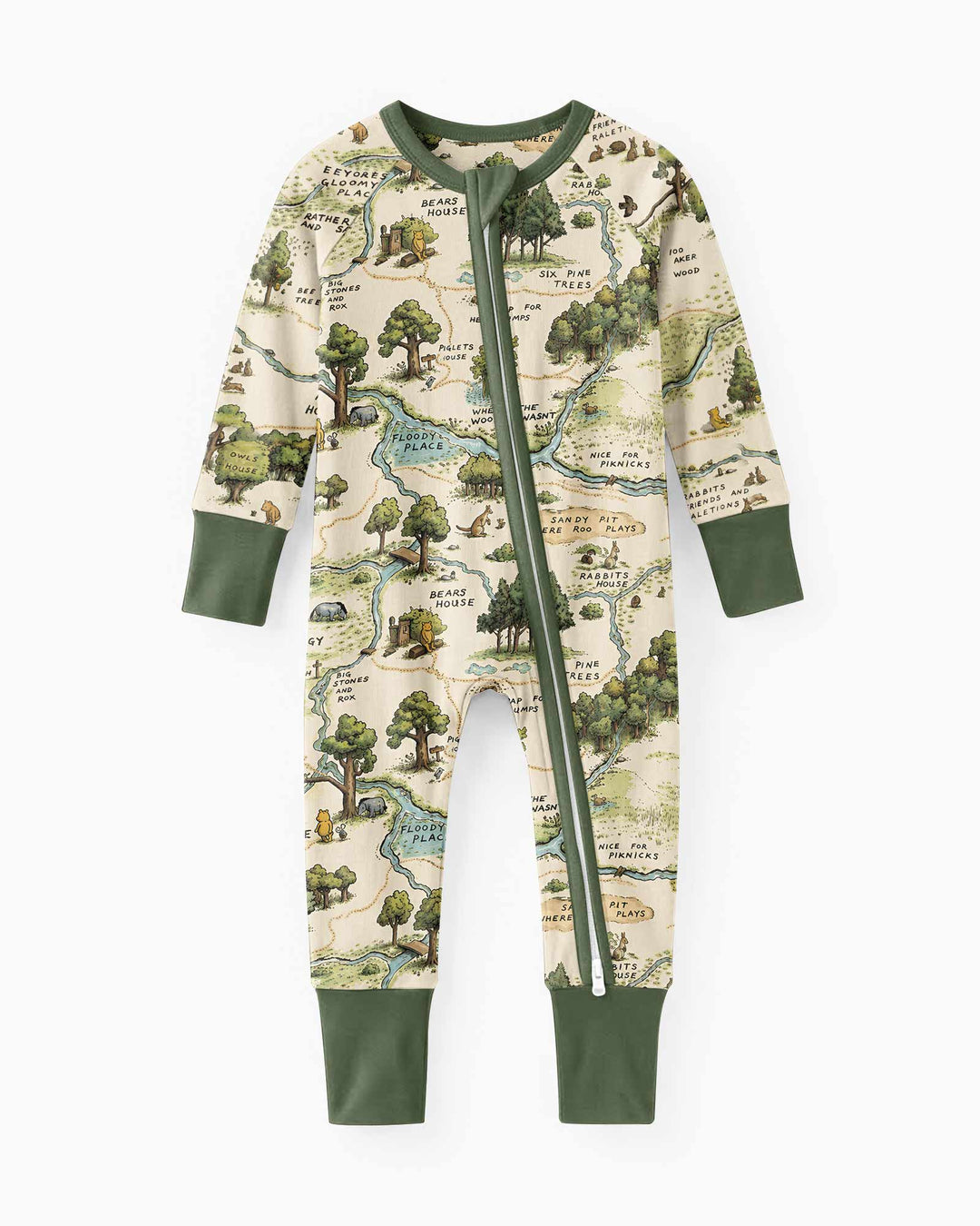 Classic Bear Maps Bamboo Convertible Zippy