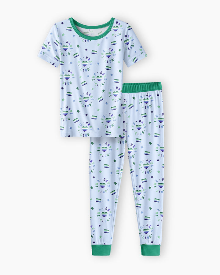 Love Makes Family Bamboo Two Piece Short Sleeve Pajama Set
