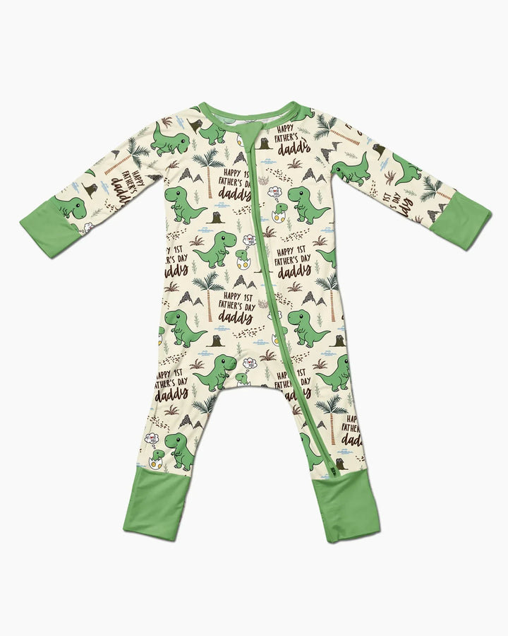 First Father's Day Daddysaurus Bamboo Convertible Zippy