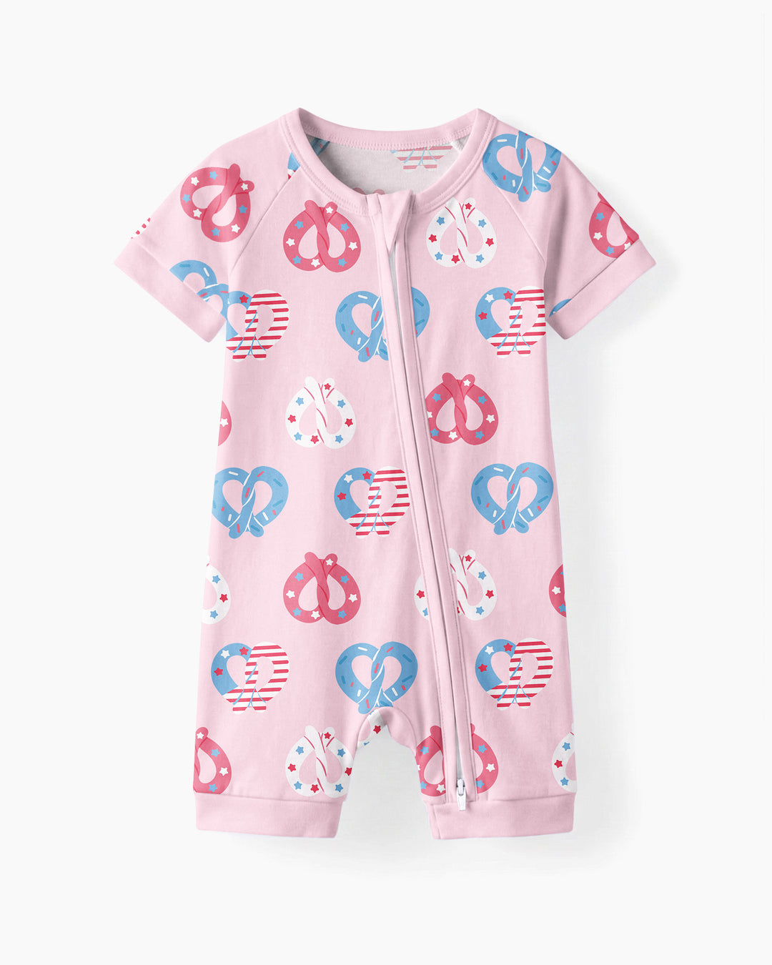 4th of July Pretzel  Bamboo Shorty Zippy
