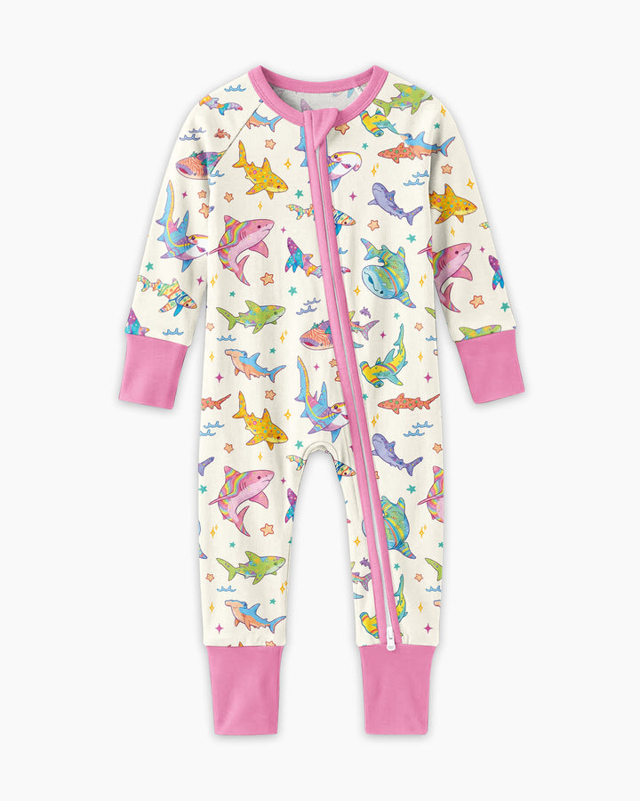 Tropical Sharks Bamboo Convertible Zippy