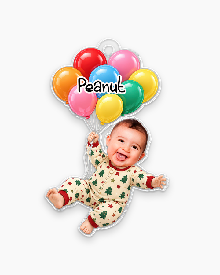 My Little Peanut Baby Personalized Acrylic Ornament
