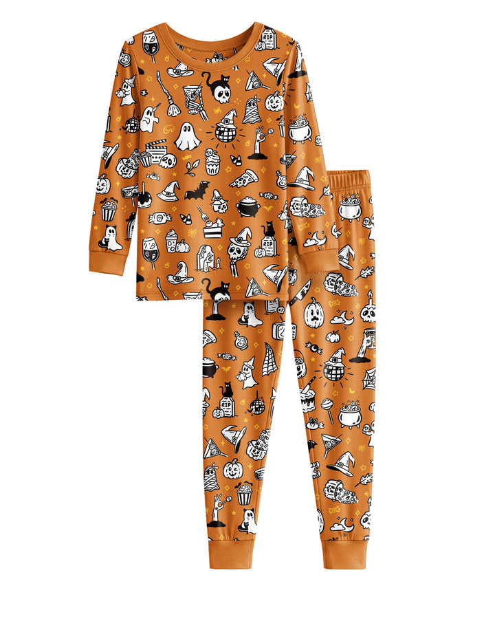 Template Bamboo Two Piece Long Sleeve Pyjamas Set