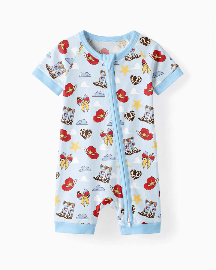 Cowboy Story Bamboo Shorty Zippy