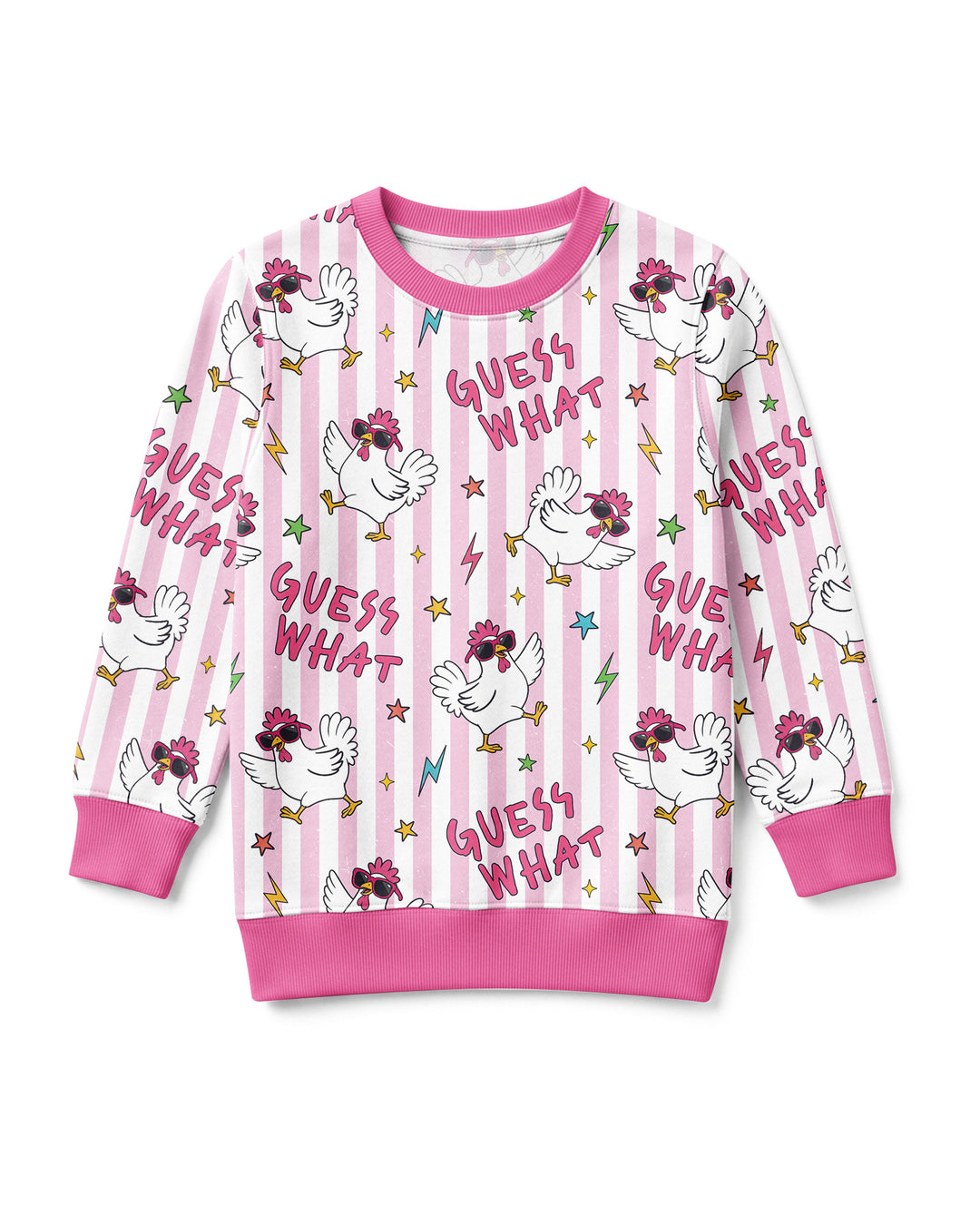 Guess What Chicken Butt! Bamboo Crewneck Sweatshirt