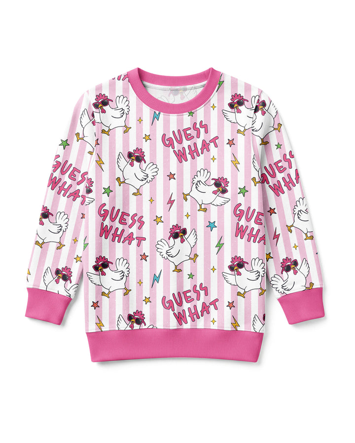 Guess What Chicken Butt! Bamboo Crewneck Sweatshirt