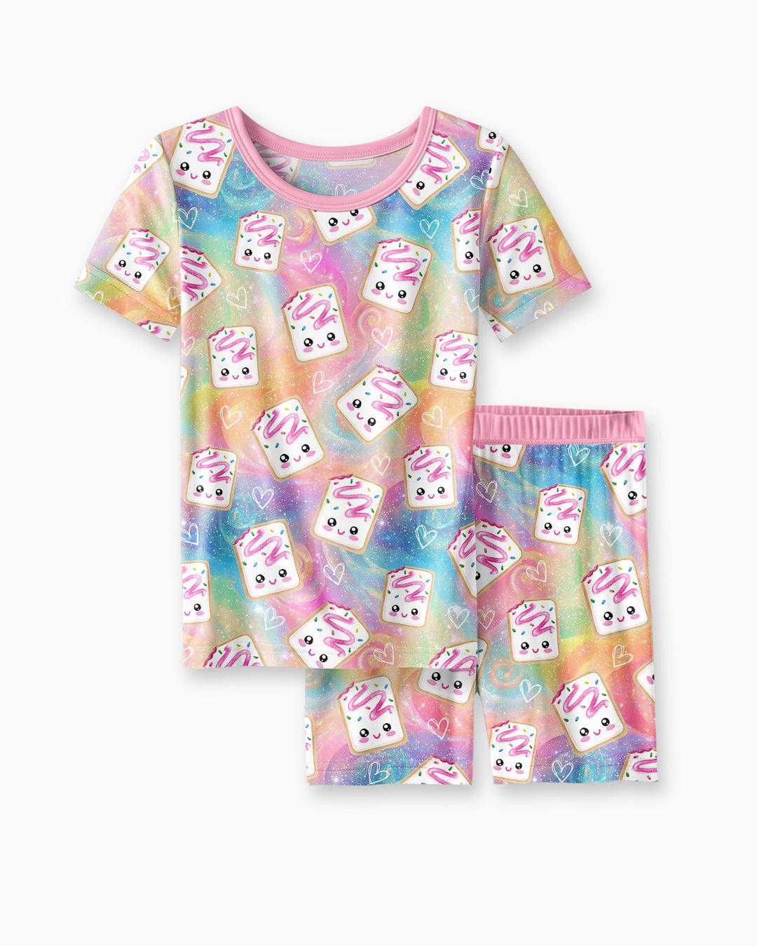 Template Bamboo Two Piece Short Sleeve Shorts Pyjamas Set