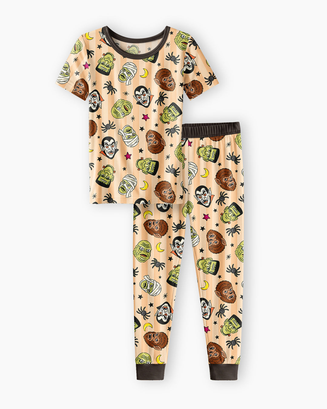 Creepy Crew Family Matching Bamboo Two Piece Short Sleeve Pajama Set
