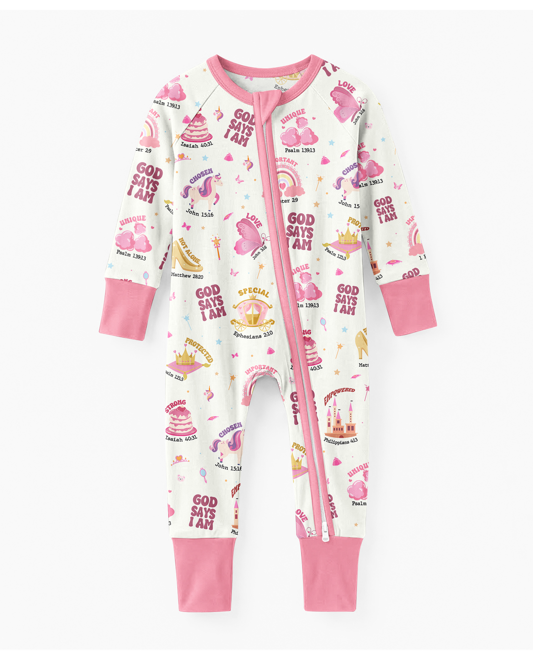 God Says I Am Girl Bamboo Convertible Zippy