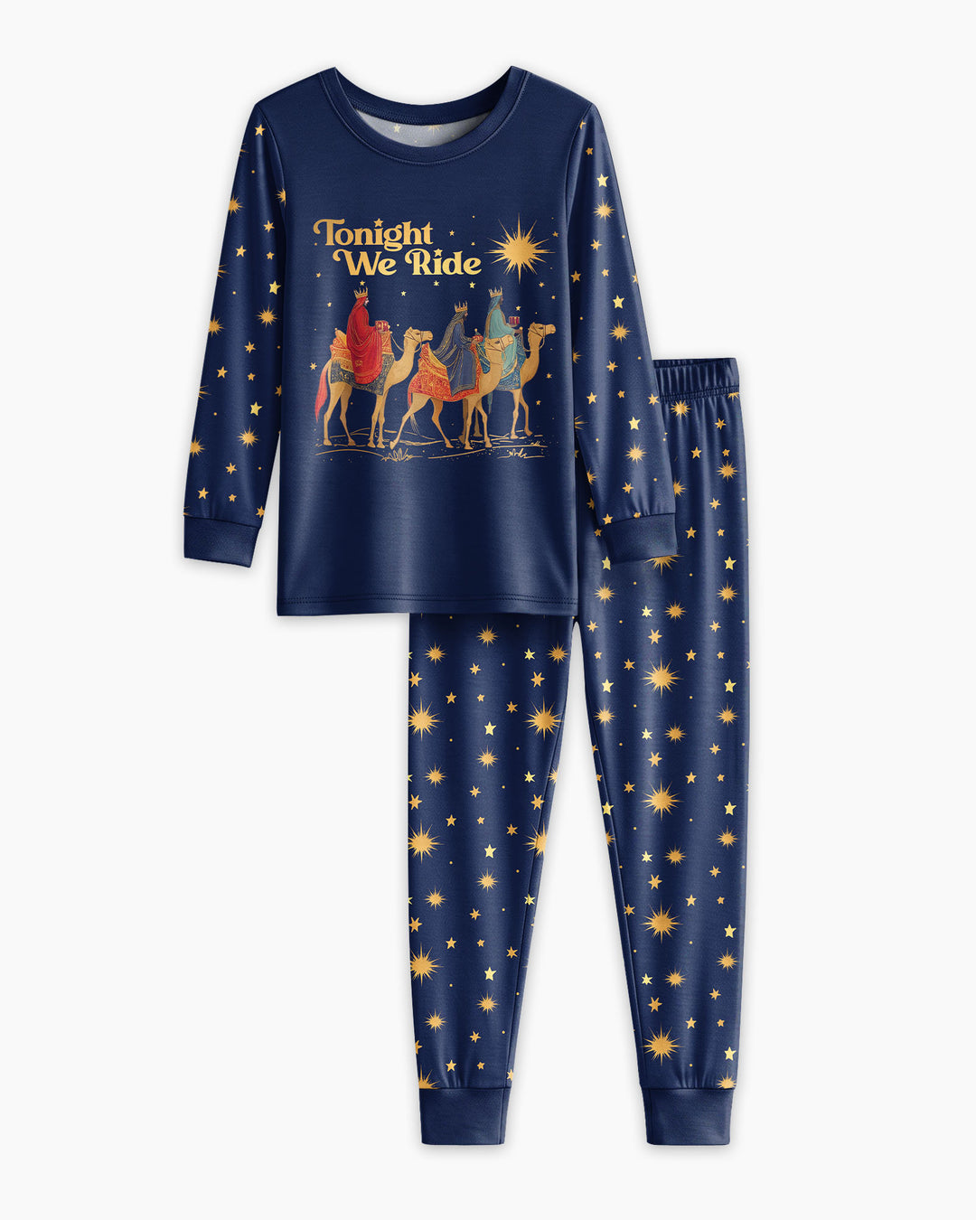 Tonight We Ride Bamboo Two Piece Long Sleeve Pajama Set