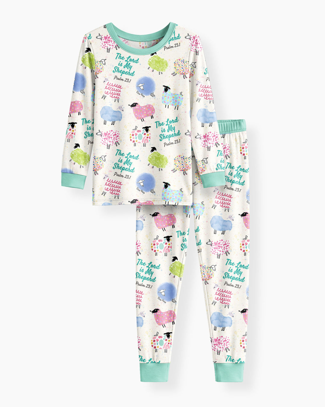 Template Bamboo Two Piece Long Sleeve Pyjamas Set