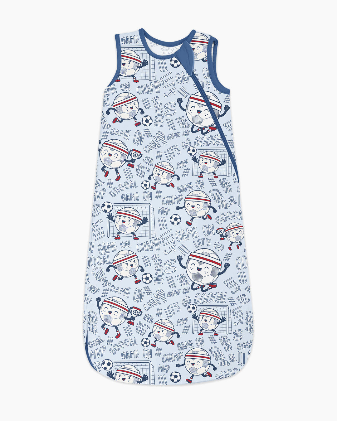 Happy Soccer Ball Family Matching Bamboo Sleep Bag