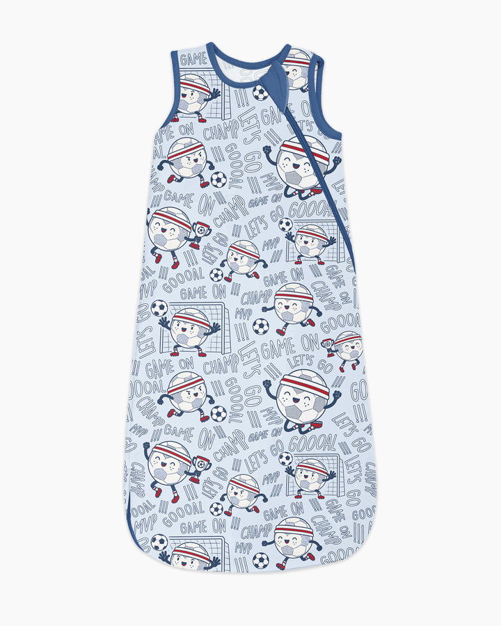 Happy Soccer Ball Family Matching Bamboo Sleep Bag