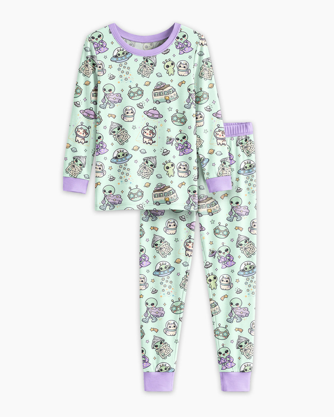 Little Alien Explorer Bamboo Two Piece Long Sleeve Pajama Set