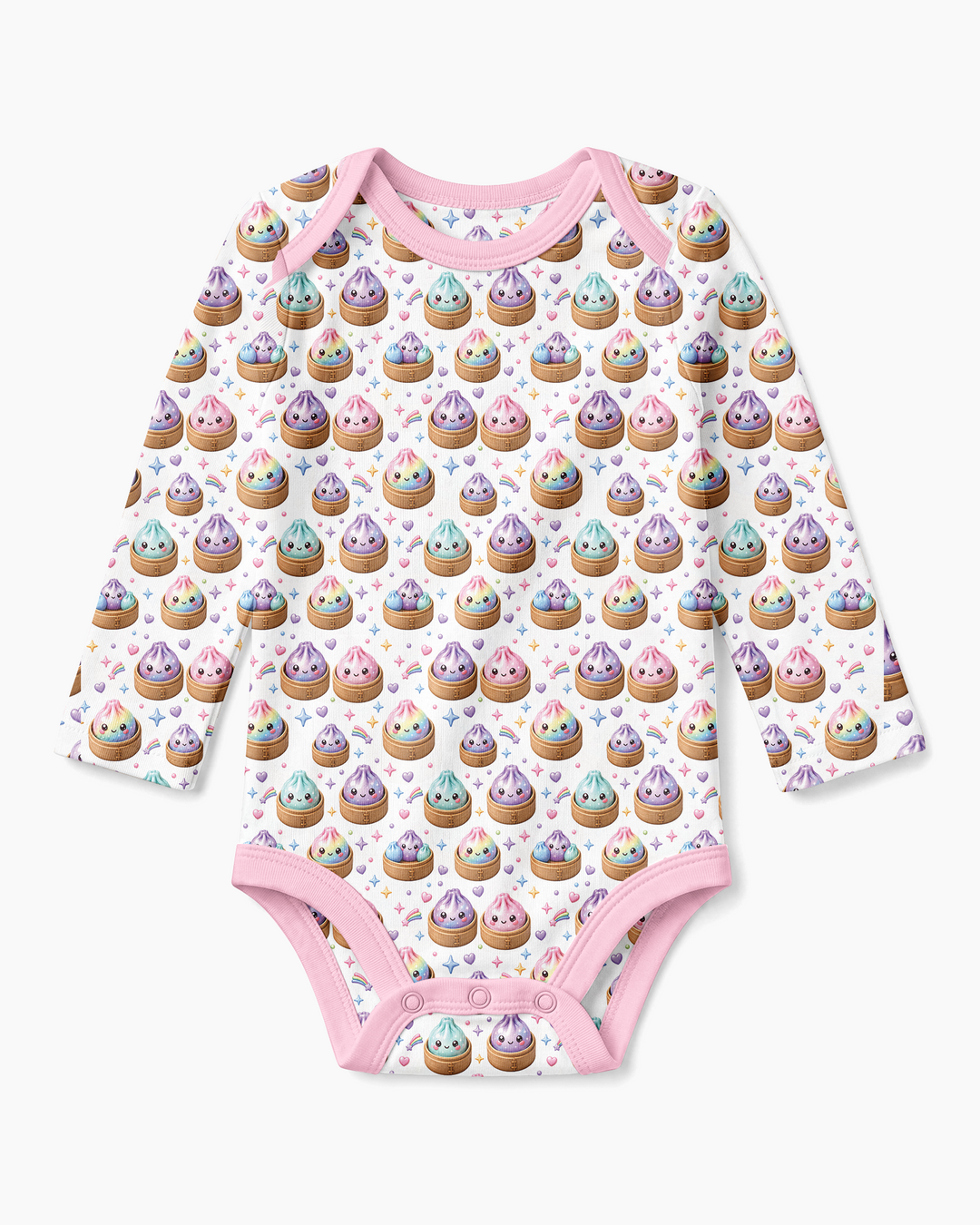 Cute Glitter Dumpling Bamboo Bodysuit