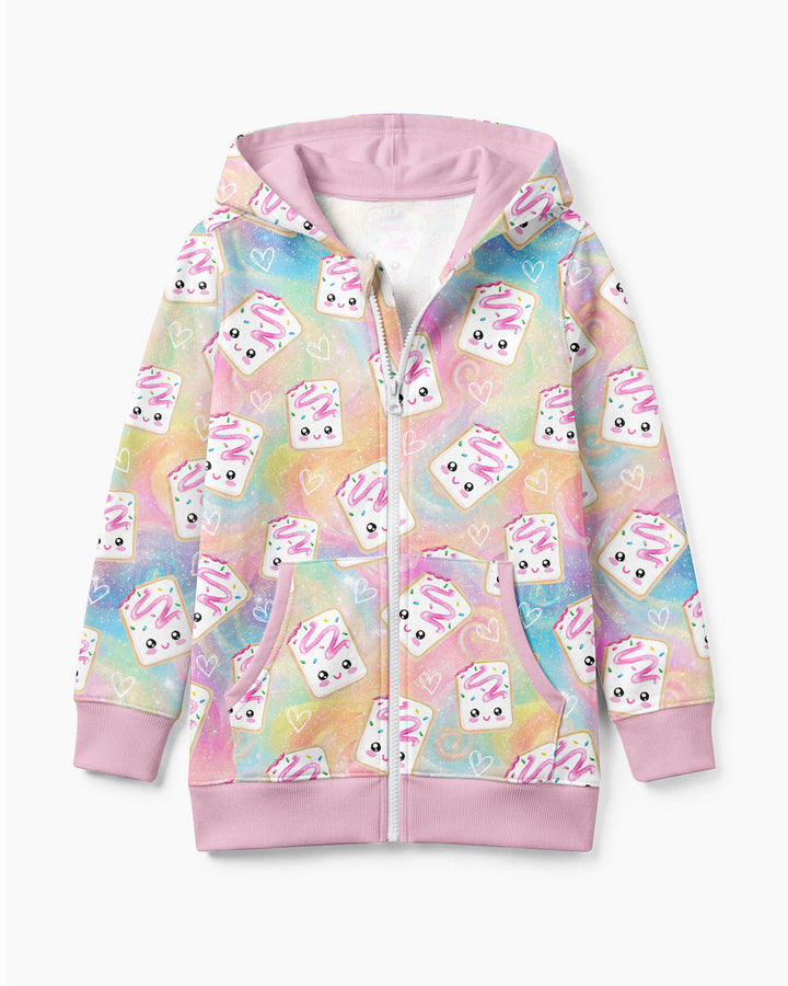 Kawaii Sprinkle Pastry  Bamboo Zip Hoodie