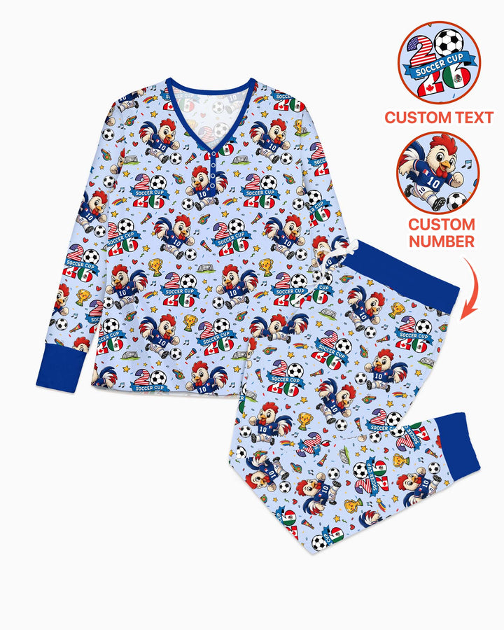 We Are The Champions Soccer Cup 2026 Bamboo Women Pajama Set