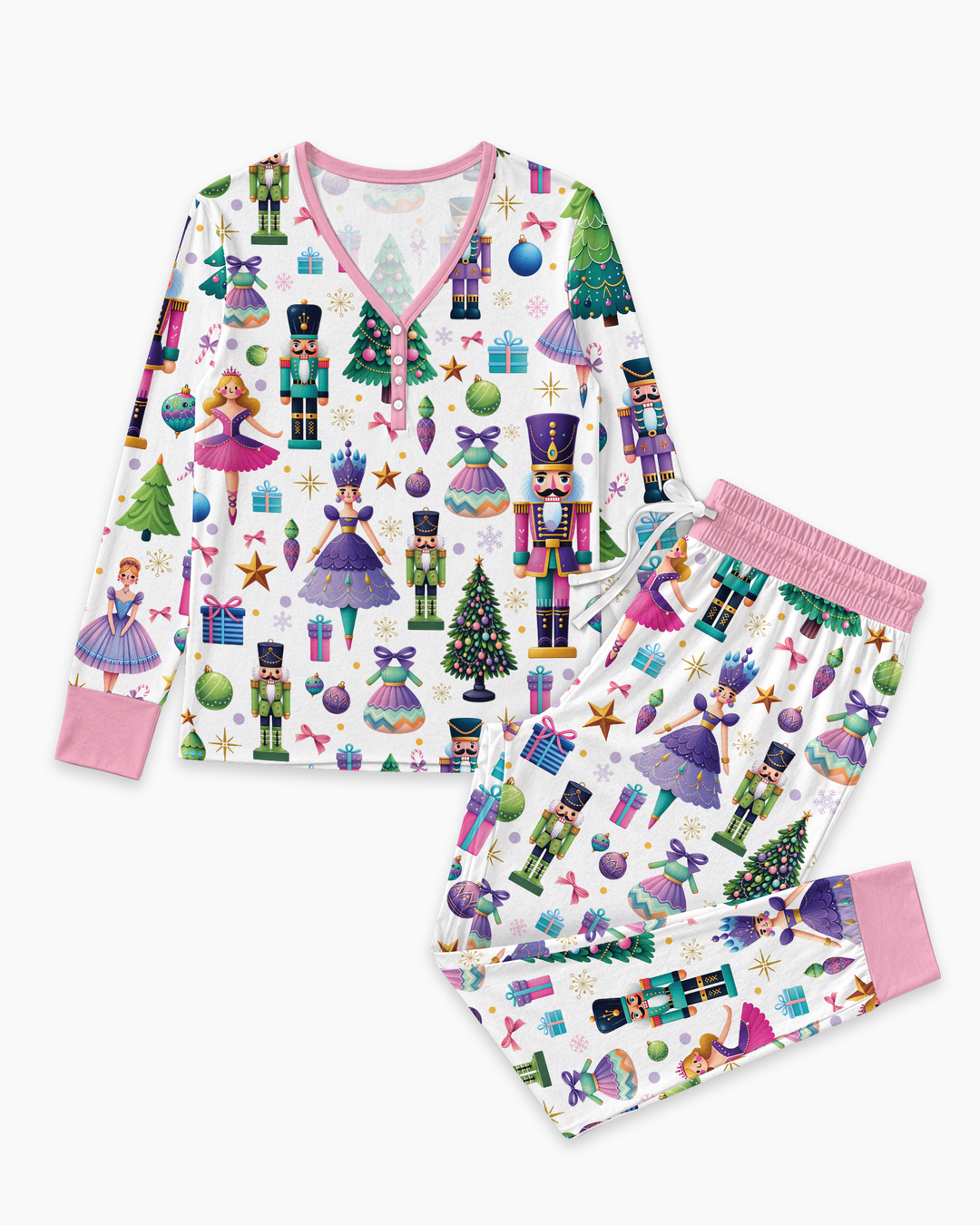 Nutcracker Wonderland Bamboo Women Pajama Set