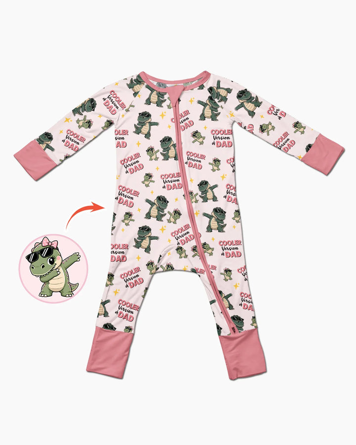 Cool Dino Daddy & Me Matching Bamboo Convertible Zippy