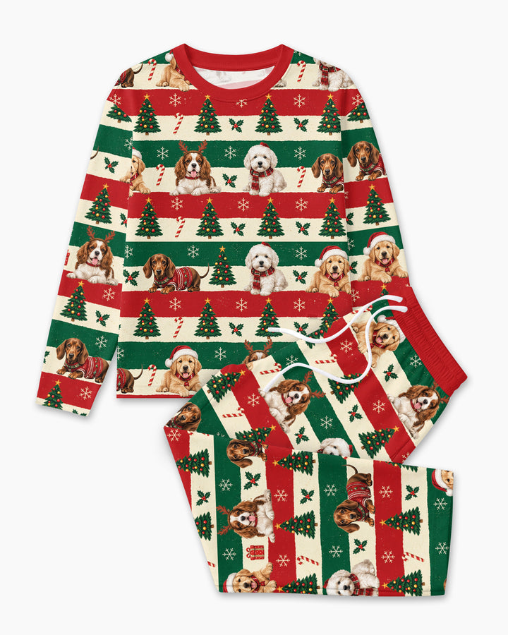 Dog Lover Christmas Bamboo Men's Pajama Set