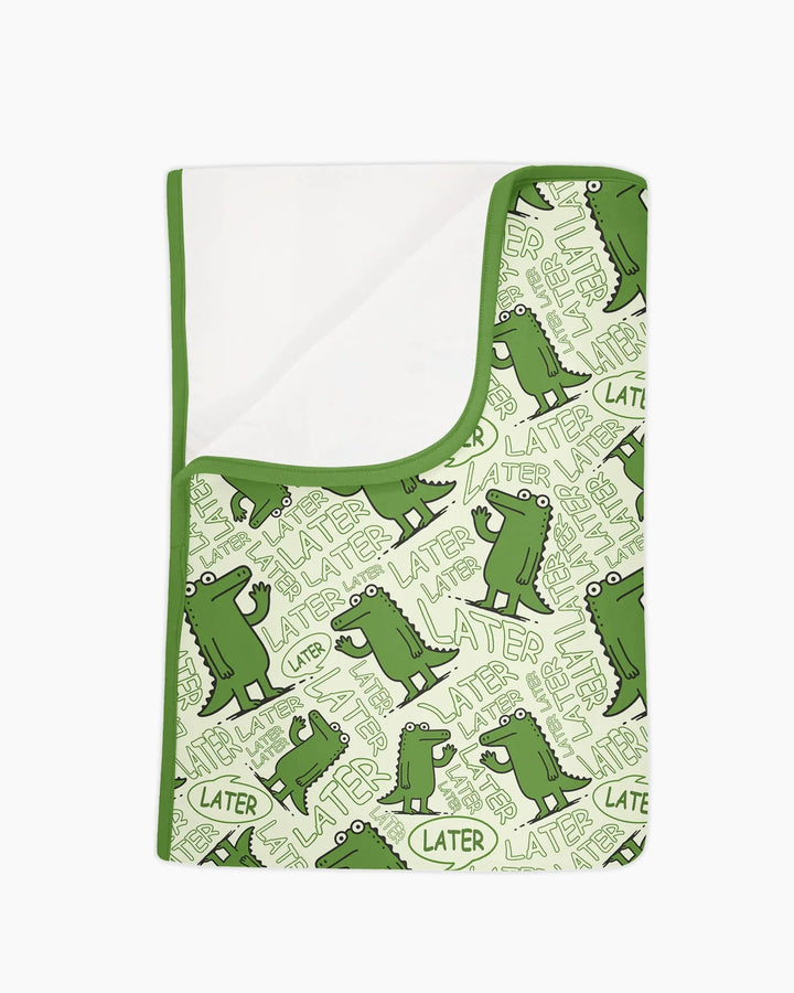 See you later, alligator! Bamboo Blanket