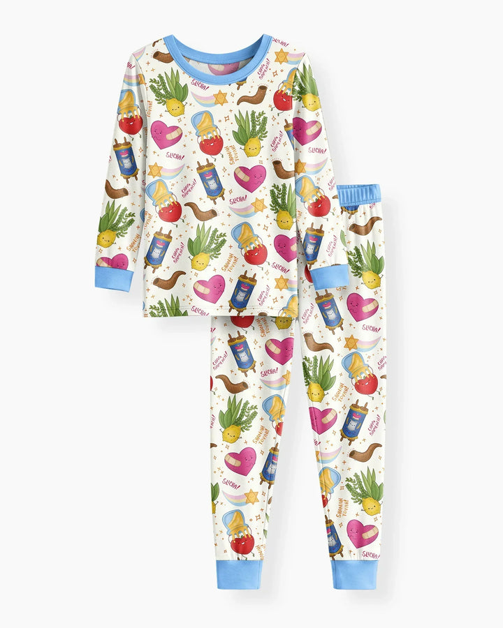 Jewish High Holidays Bamboo Two Piece Long Sleeve Pajama Set