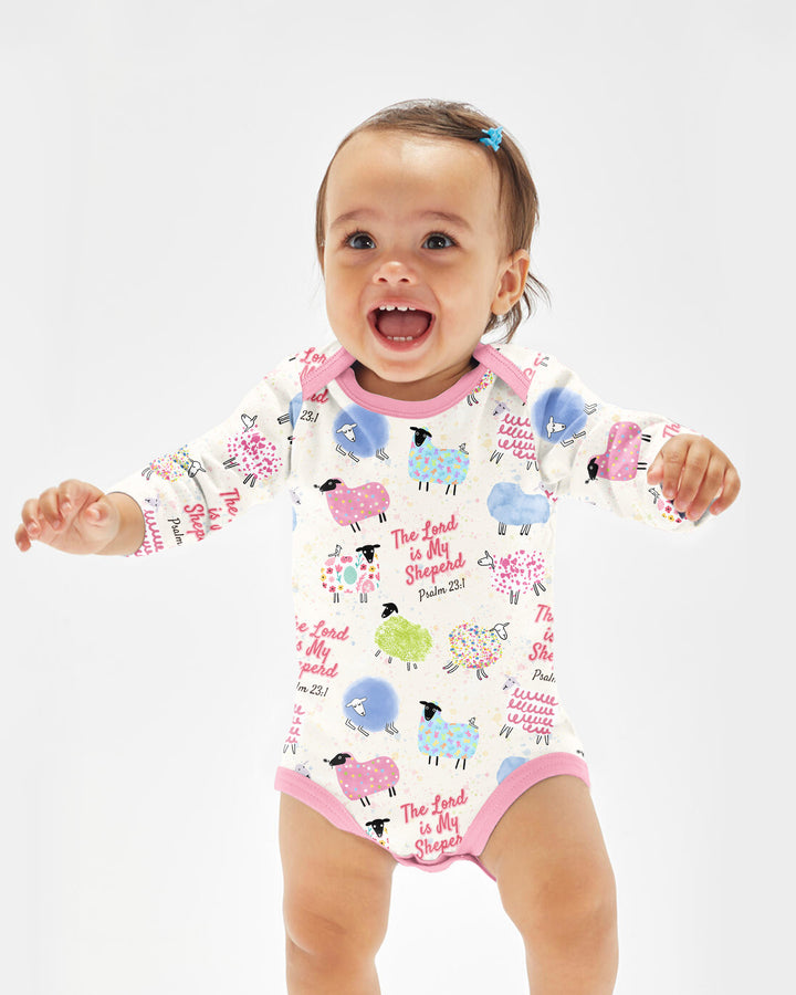 The Lord Is My Shepherd Psalm 23 Bamboo Bodysuit
