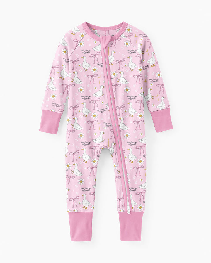 Jesus Loves You Silly Goose Bamboo Convertible Zippy